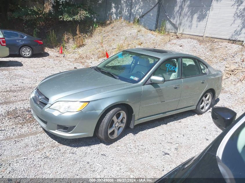 4S3BL616897214468 | 2009 SUBARU LEGACY