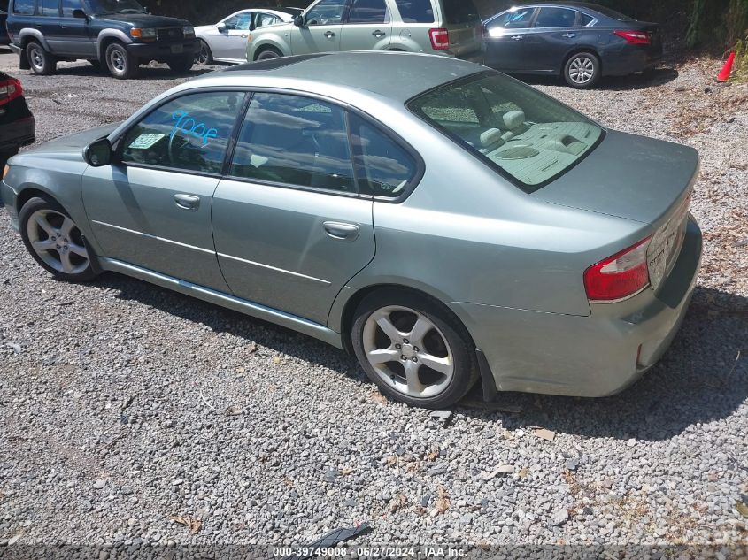 4S3BL616897214468 | 2009 SUBARU LEGACY