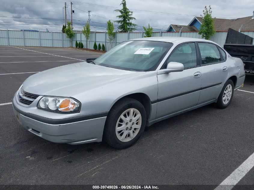 2004 Chevrolet Impala VIN: 2G1WF52E649108139 Lot: 39749026