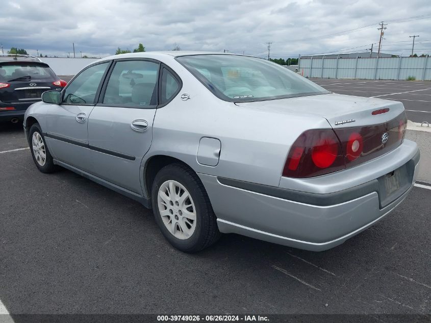 2004 Chevrolet Impala VIN: 2G1WF52E649108139 Lot: 39749026