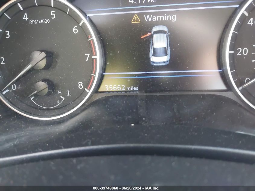 2022 Nissan Altima Sr Fwd VIN: 1N4BL4CV2NN403671 Lot: 39749060