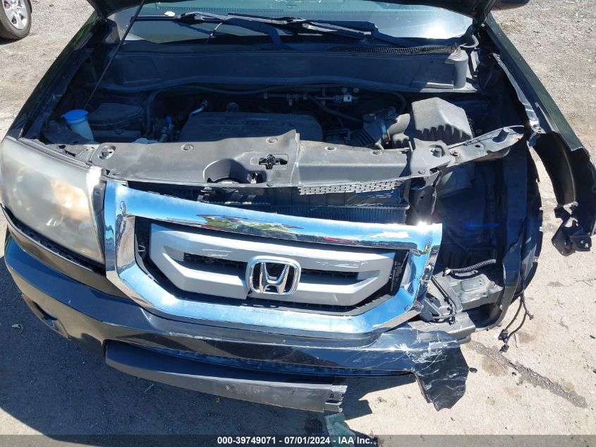 2011 Honda Pilot Touring VIN: 5FNYF4H9XBB086286 Lot: 39749071