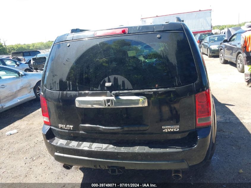 2011 Honda Pilot Touring VIN: 5FNYF4H9XBB086286 Lot: 39749071