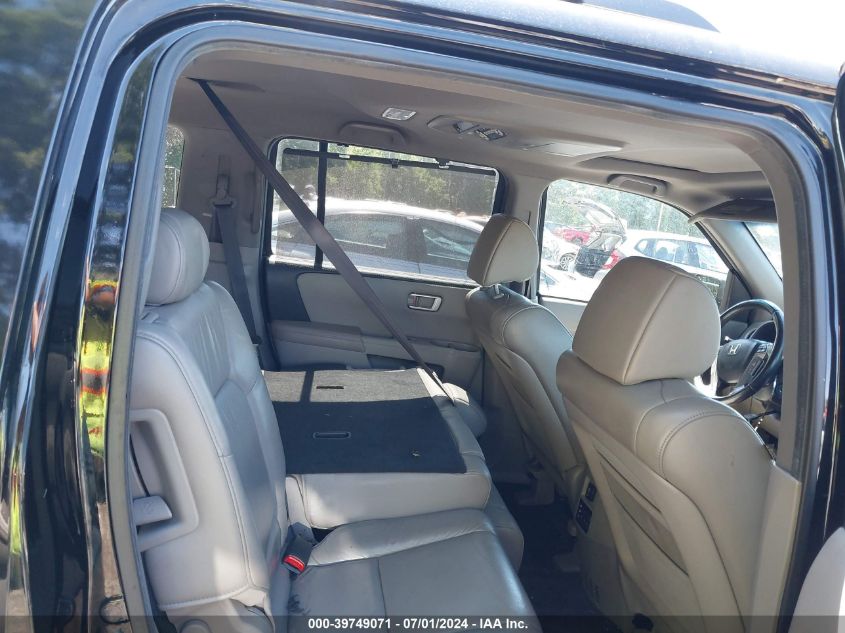 2011 Honda Pilot Touring VIN: 5FNYF4H9XBB086286 Lot: 39749071