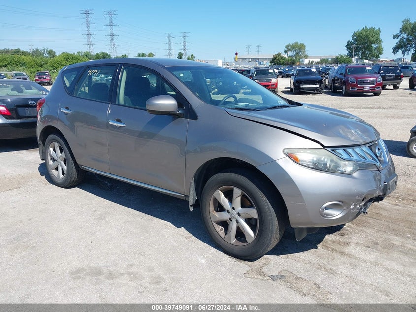 2009 Nissan Murano S/Sl/Le VIN: JN8AZ18W29W127985 Lot: 39749091