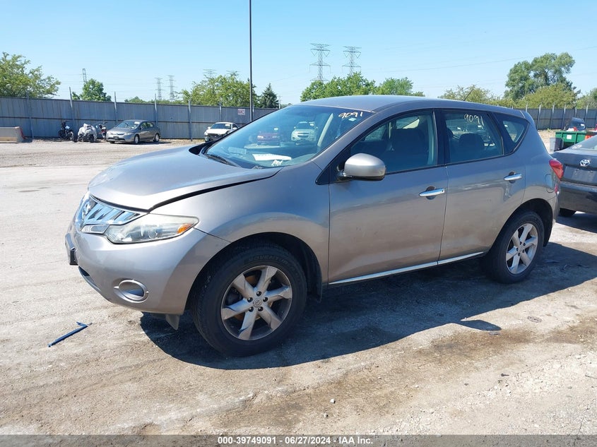 2009 Nissan Murano S/Sl/Le VIN: JN8AZ18W29W127985 Lot: 39749091