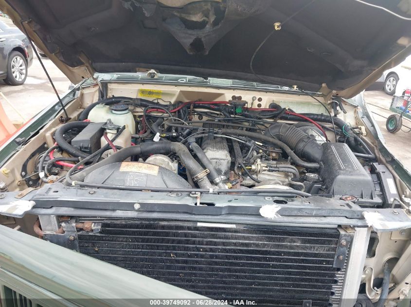 1993 Jeep Cherokee Country VIN: 1J4FJ78S4PL539682 Lot: 39749092