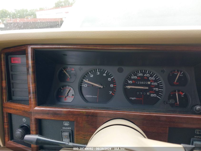 1993 Jeep Cherokee Country VIN: 1J4FJ78S4PL539682 Lot: 39749092