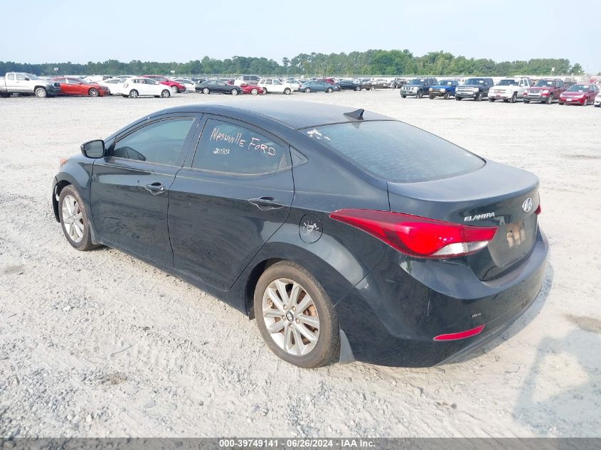 5NPDH4AE2FH591942 | 2015 HYUNDAI ELANTRA