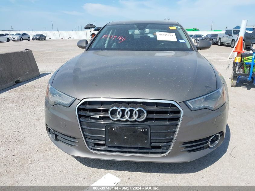 2013 Audi A6 3.0T Premium VIN: WAUGGAFC5DN074098 Lot: 39749144