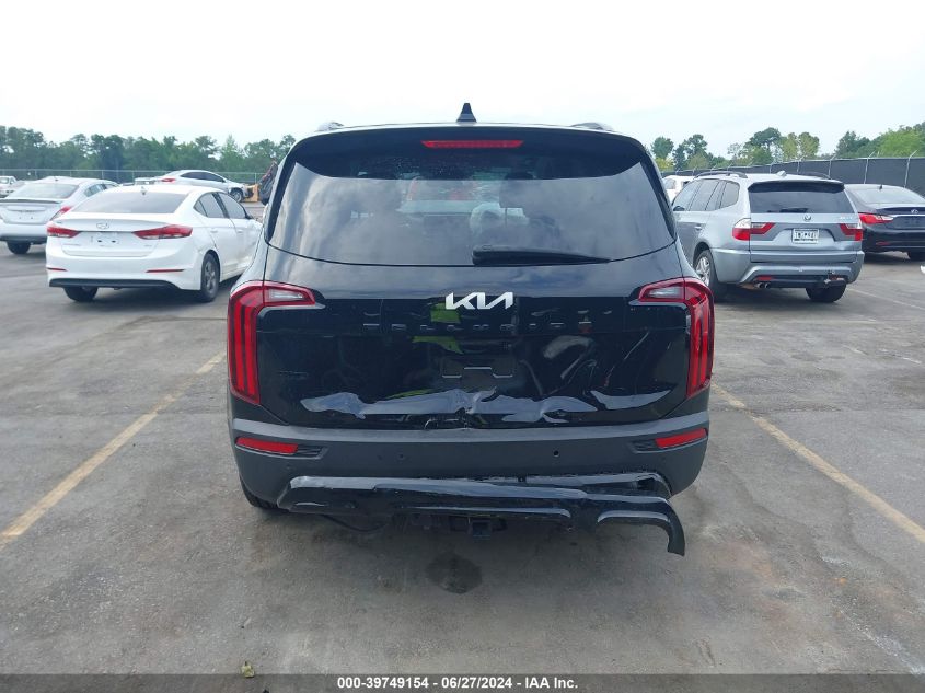 2022 Kia Telluride Ex VIN: 5XYP3DHC6NG257645 Lot: 39749154