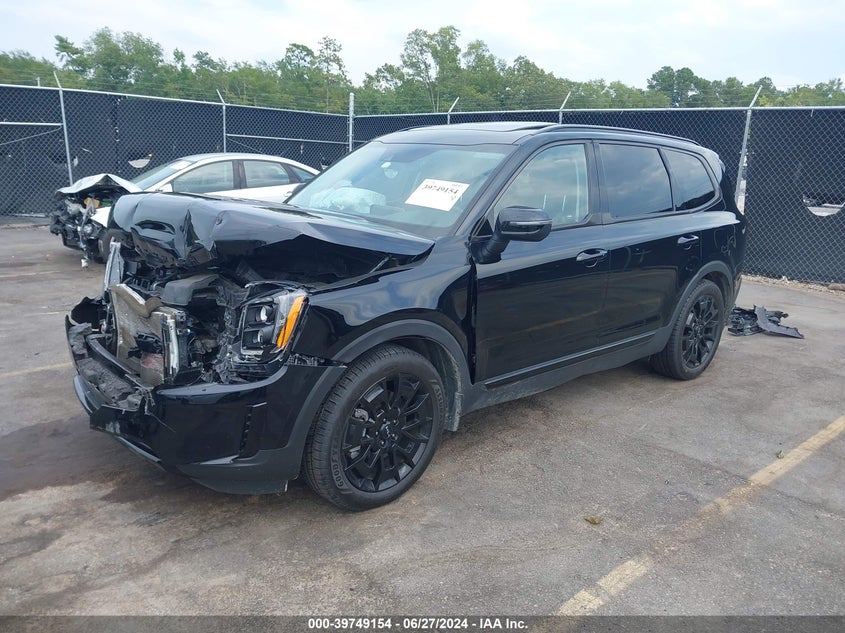 2022 Kia Telluride Ex VIN: 5XYP3DHC6NG257645 Lot: 39749154