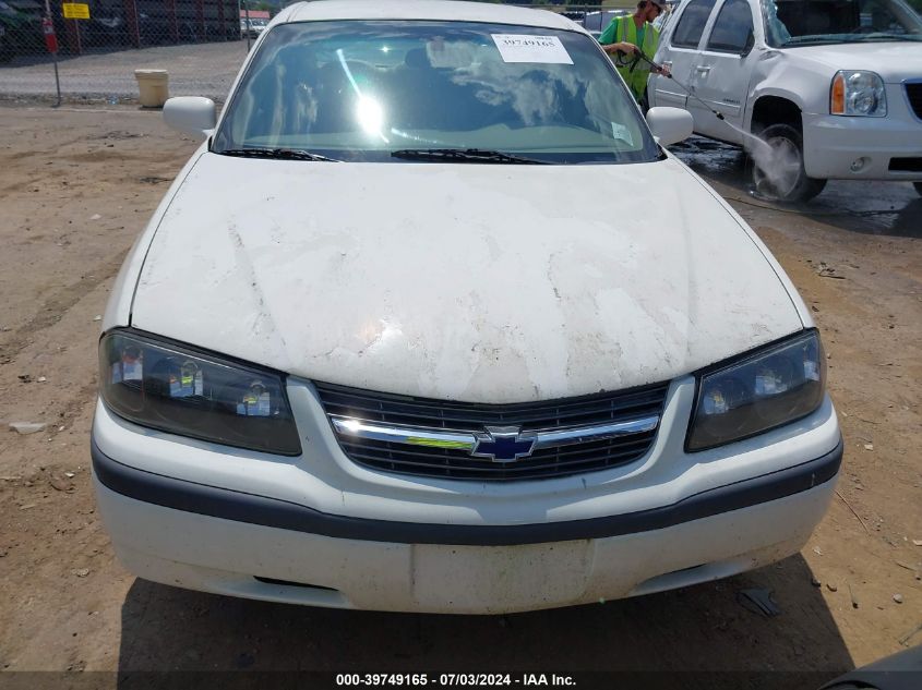 2005 Chevrolet Impala VIN: 2G1WF52E659331976 Lot: 39749165