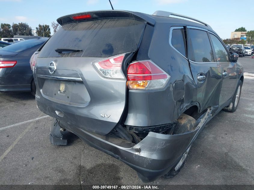 2016 Nissan Rogue Sv VIN: JN8AT2MT0GW015783 Lot: 39749167