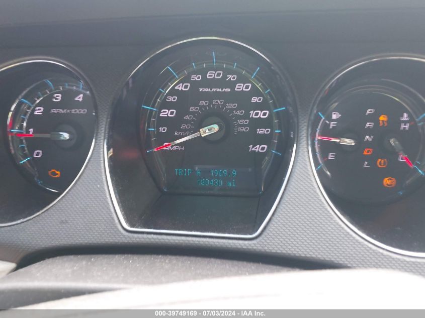 2011 Ford Taurus Se VIN: 1FAHP2DW8BG120086 Lot: 39749169