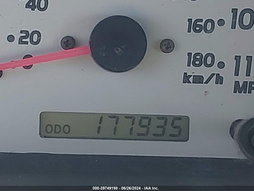 2001 Toyota Tacoma Prerunner V6 VIN: 5TESN92N31Z787342 Lot: 39749198