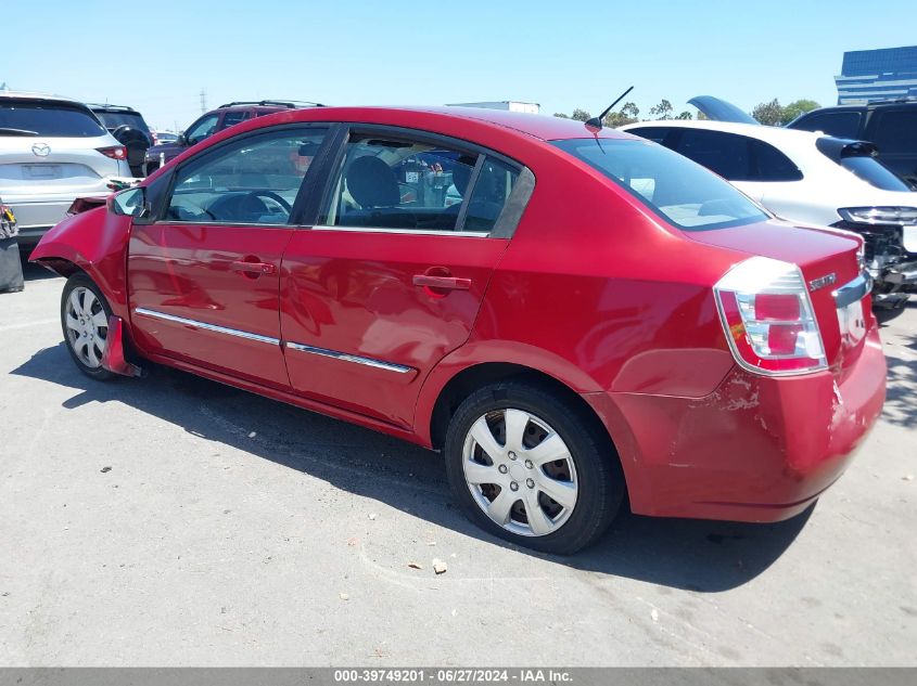 2010 Nissan Sentra 2.0S VIN: 3N1AB6AP6AL647913 Lot: 39749201