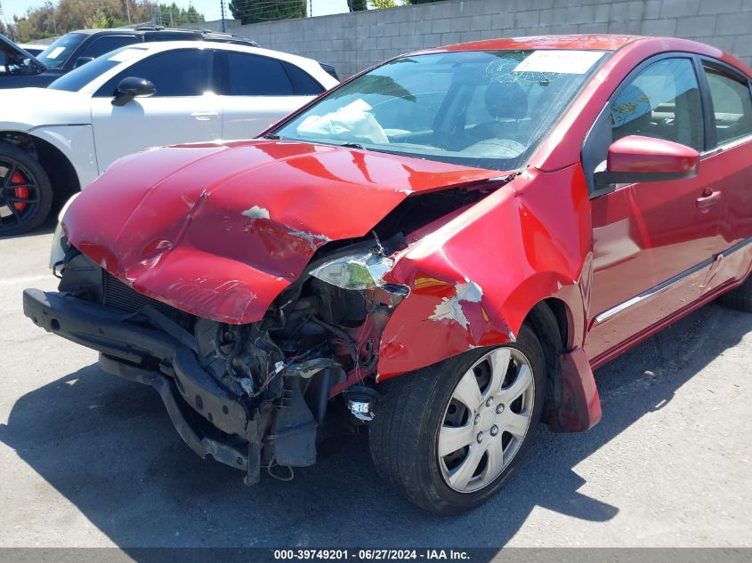 2010 Nissan Sentra 2.0S VIN: 3N1AB6AP6AL647913 Lot: 39749201