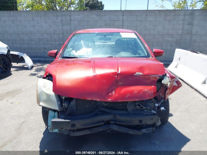 2010 Nissan Sentra 2.0S VIN: 3N1AB6AP6AL647913 Lot: 39749201