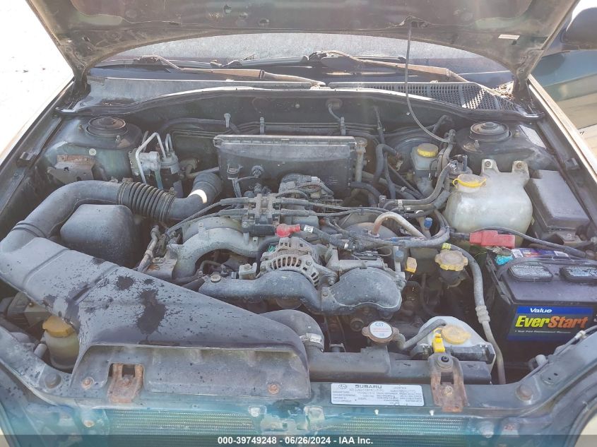 2001 Subaru Outback VIN: 4S3BH665916653822 Lot: 39749248