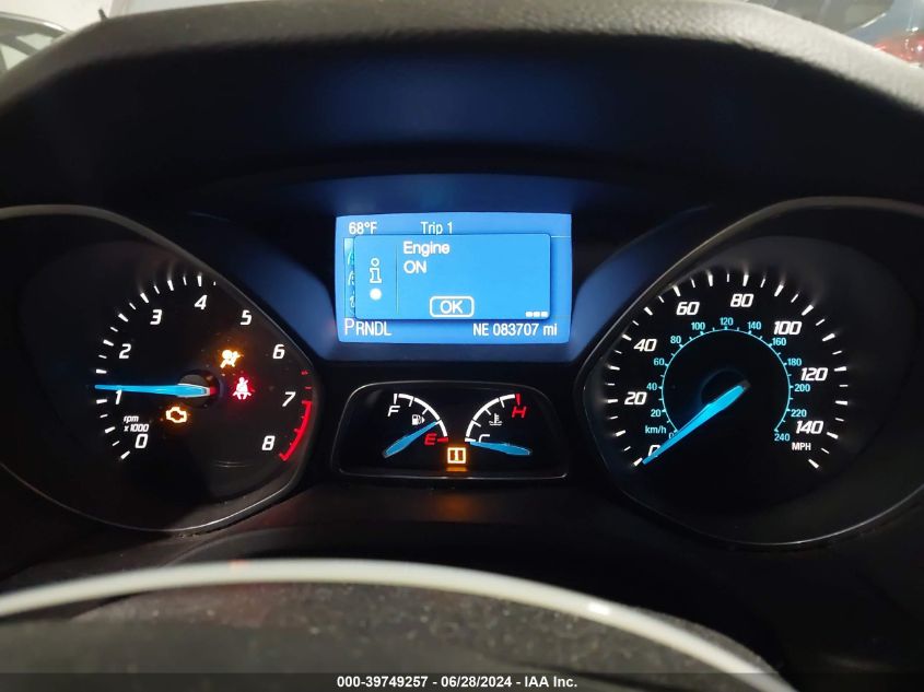 2014 Ford Focus Se VIN: 1FADP3F21EL193682 Lot: 39749257