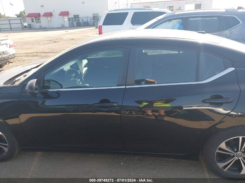 2021 Nissan Sentra Sv Xtronic Cvt VIN: 3N1AB8CV2MY256157 Lot: 39749272