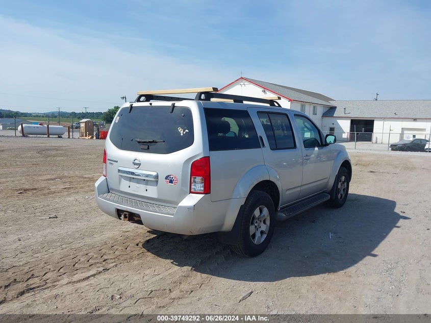 2008 Nissan Pathfinder S VIN: 5N1AR18B38C614312 Lot: 39749292