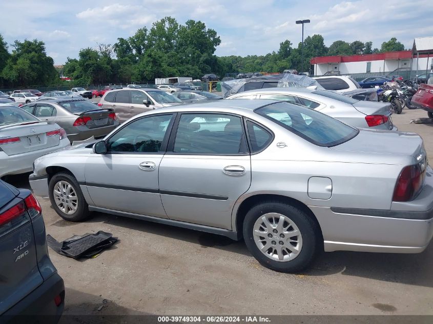 2003 Chevrolet Impala VIN: 2G1WF52E539449160 Lot: 39749304