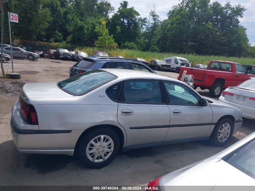 2003 Chevrolet Impala VIN: 2G1WF52E539449160 Lot: 39749304