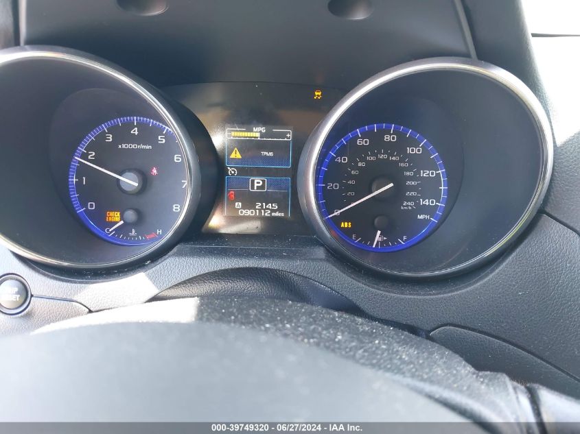 2015 Subaru Outback 2.5I Premium VIN: 4S4BSBCC8F3240789 Lot: 39749320