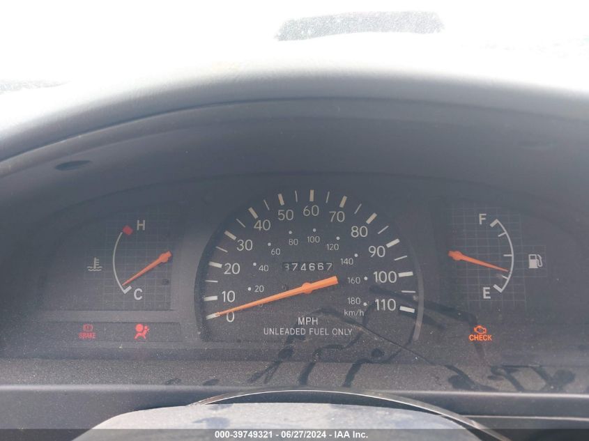 1998 Toyota Tacoma VIN: 4TANL42N5WZ029734 Lot: 39749321