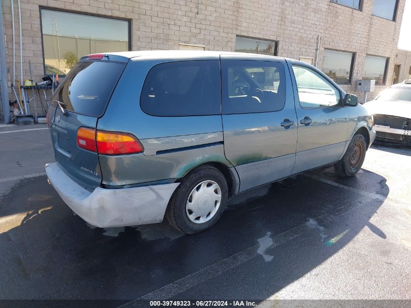 2000 Toyota Sienna Ce VIN: 4T3ZF19C7YU217822 Lot: 39749323