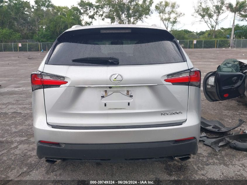 2016 Lexus Nx 200T VIN: JTJYARBZ5G2034186 Lot: 39749324