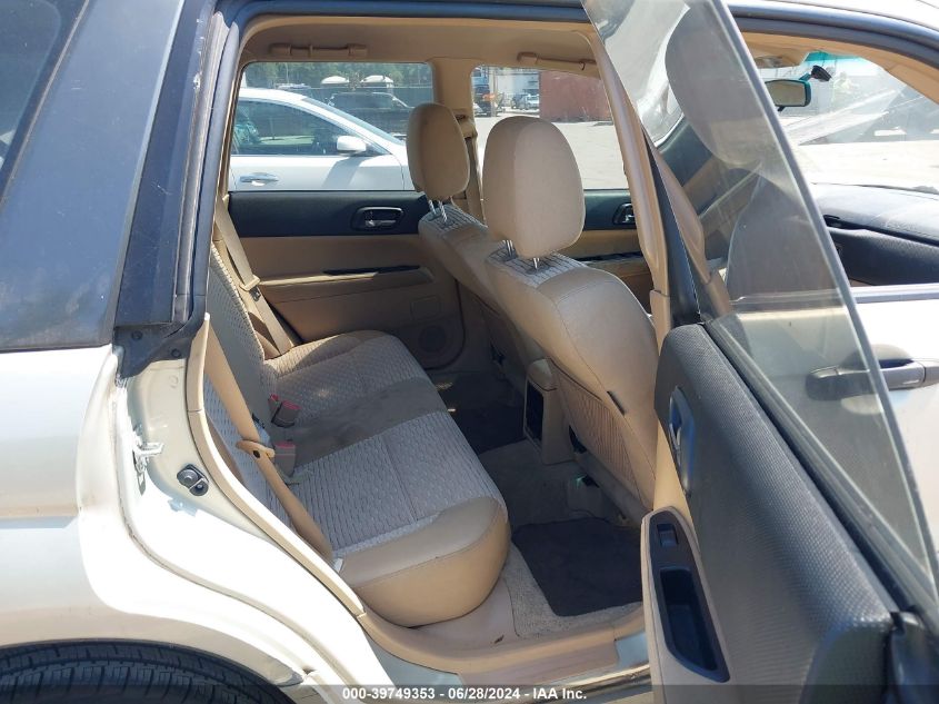 2005 Subaru Forester 2.5Xs VIN: JF1SG65605H723589 Lot: 39749353