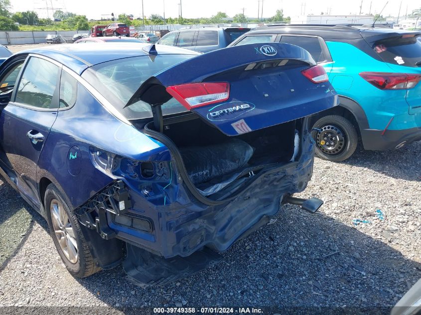 2018 Kia Optima Lx VIN: 5XXGT4L3XJG230759 Lot: 39749358