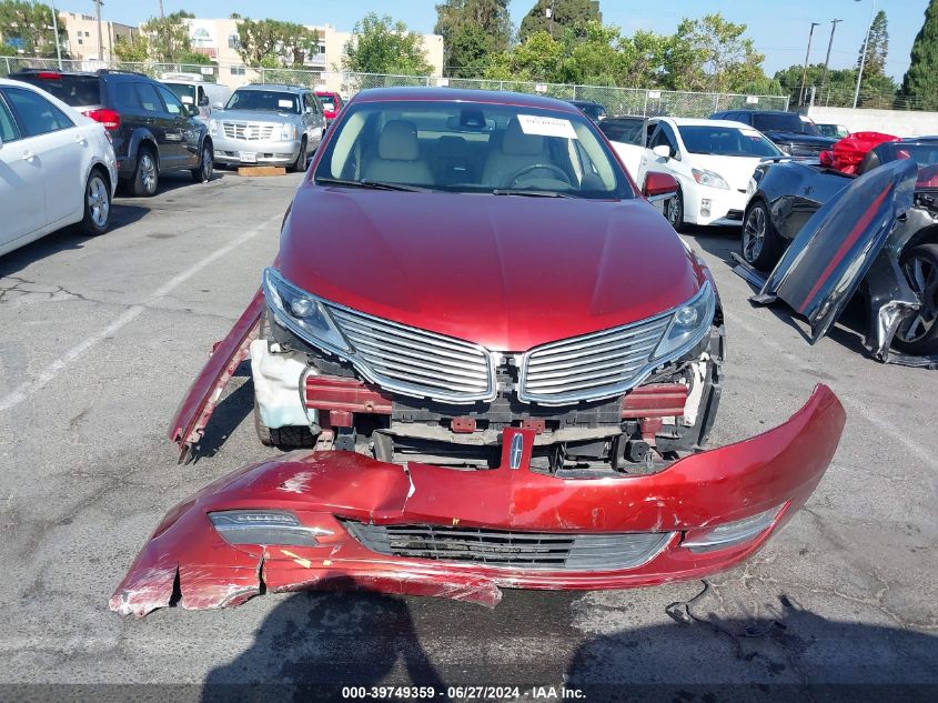 2014 Lincoln Mkz Hybrid VIN: 3LN6L2LUXER805521 Lot: 39749359