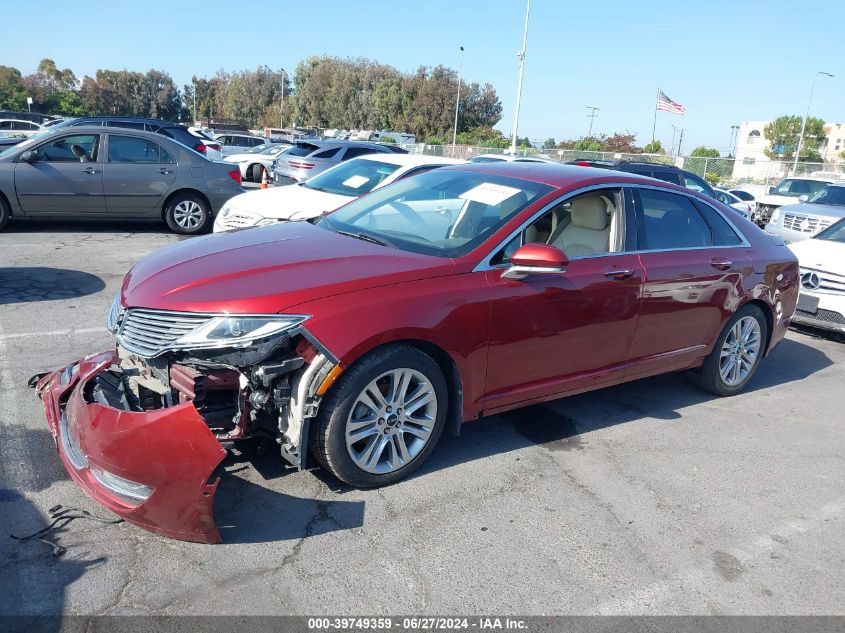 2014 Lincoln Mkz Hybrid VIN: 3LN6L2LUXER805521 Lot: 39749359