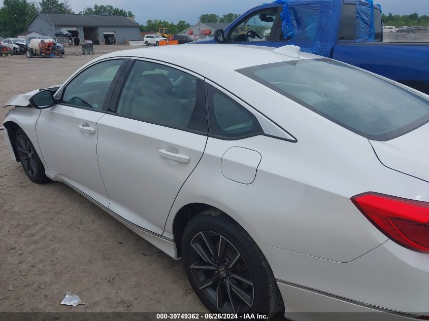 2021 Honda Accord Ex-L VIN: 1HGCV1F5XMA025058 Lot: 39749362