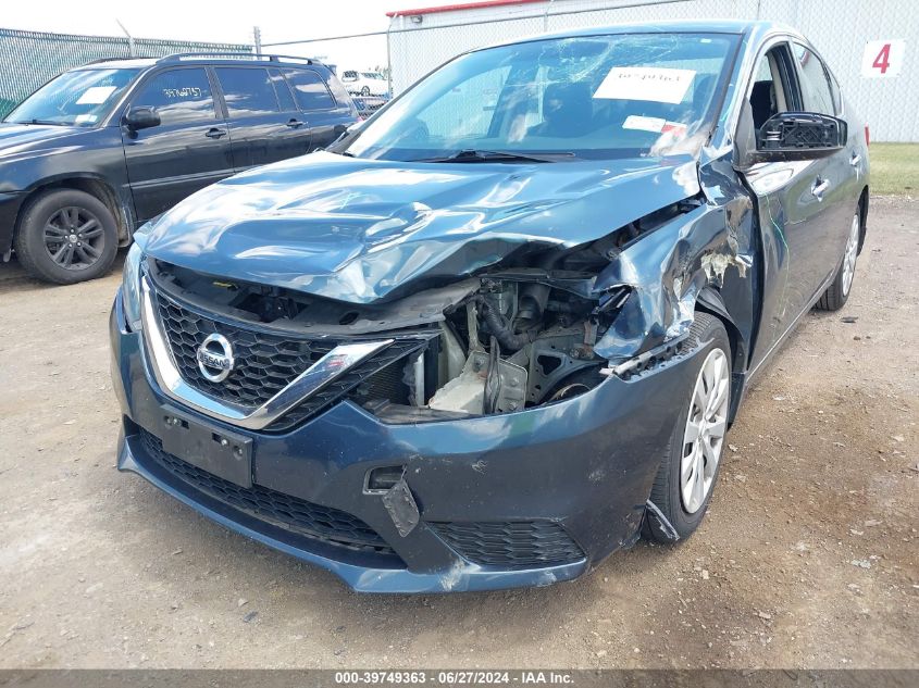 2016 Nissan Sentra Sv VIN: 3N1AB7AP9GY313487 Lot: 39749363