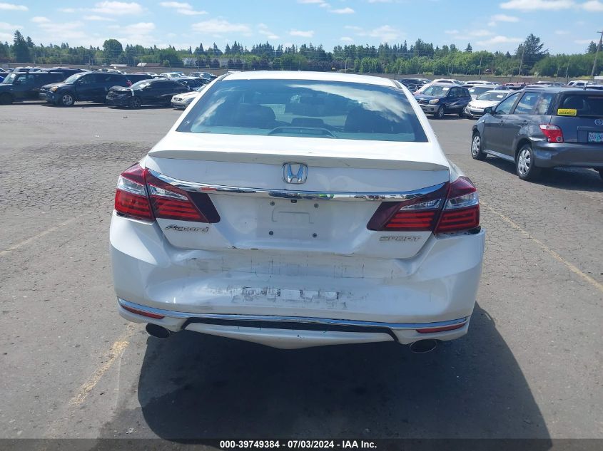 1HGCR2F56GA023533 2016 Honda Accord Sport