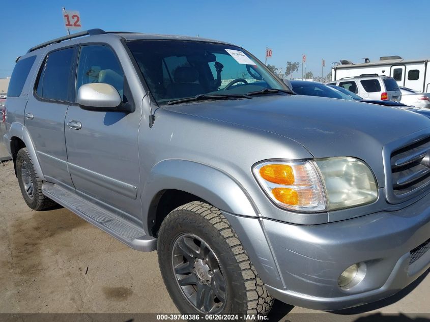 5TDBT48A33S180323 2003 Toyota Sequoia Limited V8