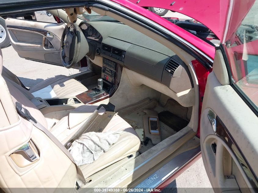 1997 Mercedes-Benz Sl 320 VIN: WDBFA63F1VF147831 Lot: 39749388