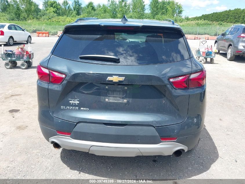 2020 Chevrolet Blazer Awd 2Lt VIN: 3GNKBHRS2LS621265 Lot: 39749399