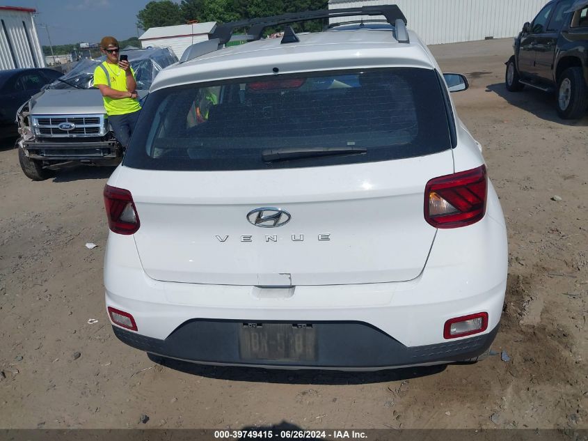 2021 Hyundai Venue Sel VIN: KMHRC8A32MU097198 Lot: 39749415
