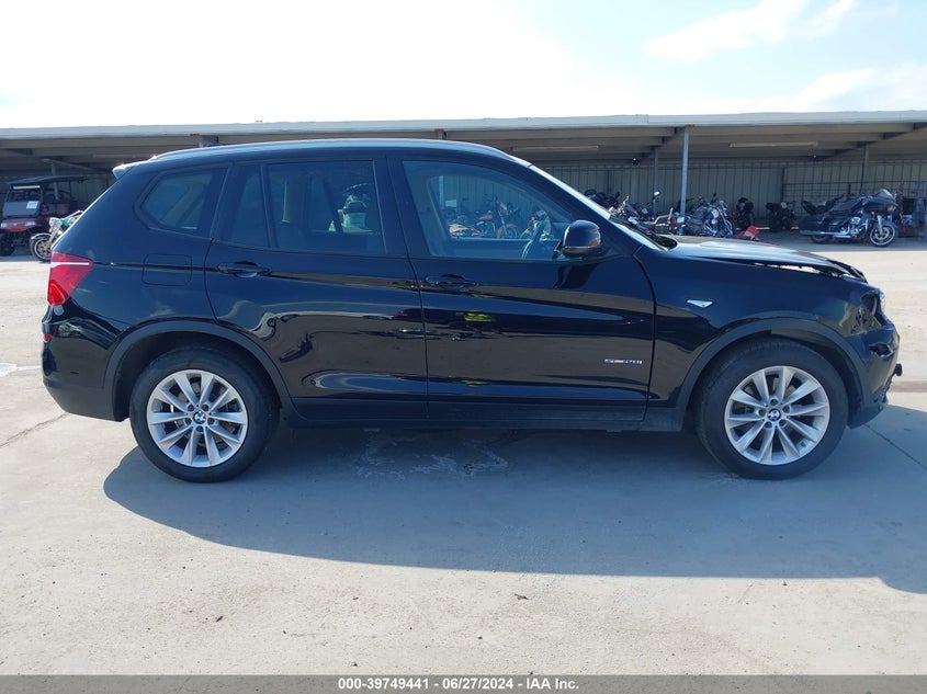 2017 BMW X3 Sdrive28I VIN: 5UXWZ7C30H0V89513 Lot: 39749441