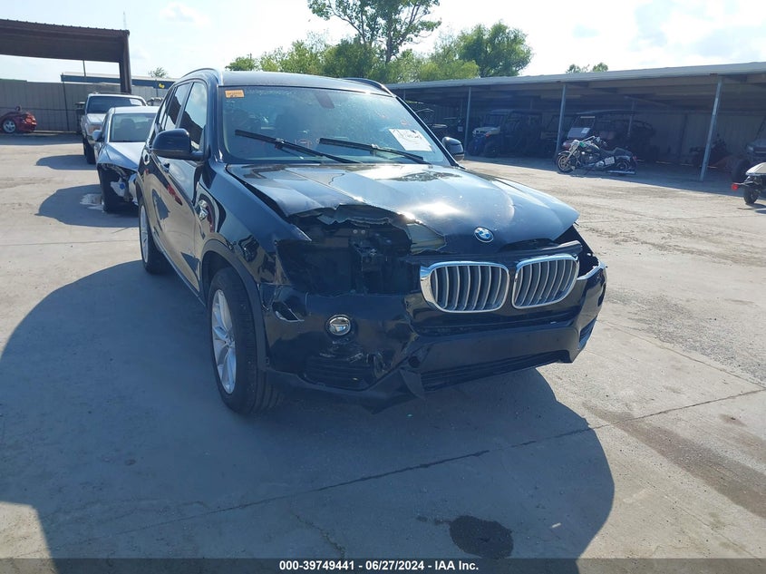 2017 BMW X3 Sdrive28I VIN: 5UXWZ7C30H0V89513 Lot: 39749441