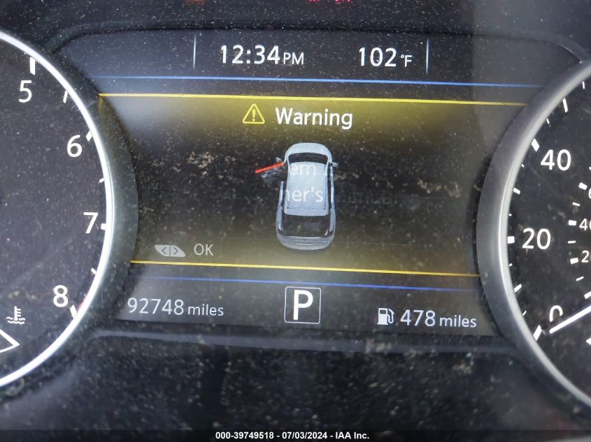 2018 Nissan Murano S VIN: 5N1AZ2MH5JN119670 Lot: 39749518