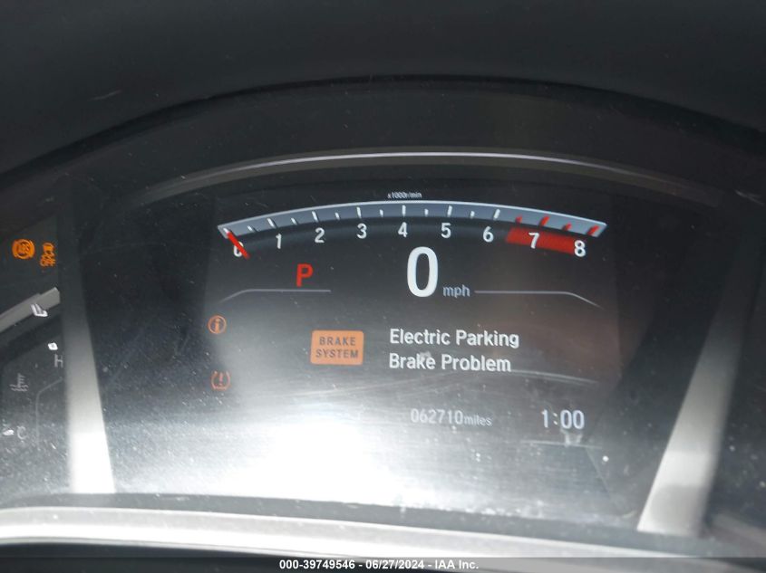 2019 Honda Cr-V Ex VIN: 2HKRW2H52KH612935 Lot: 39749546