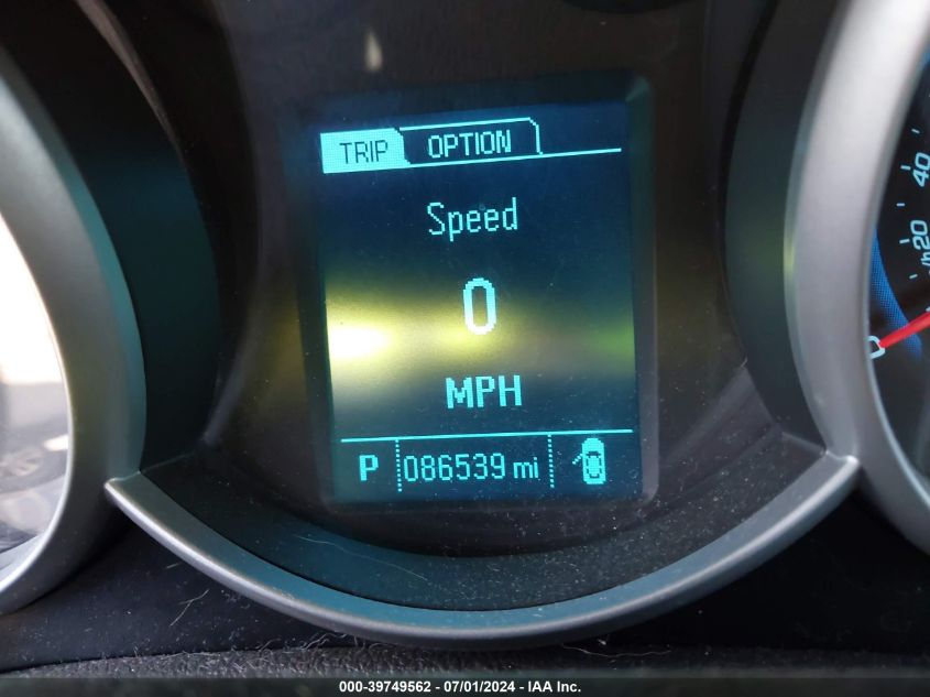 2014 Chevrolet Cruze 1Lt Auto VIN: 1G1PC5SB0E7262447 Lot: 39749562