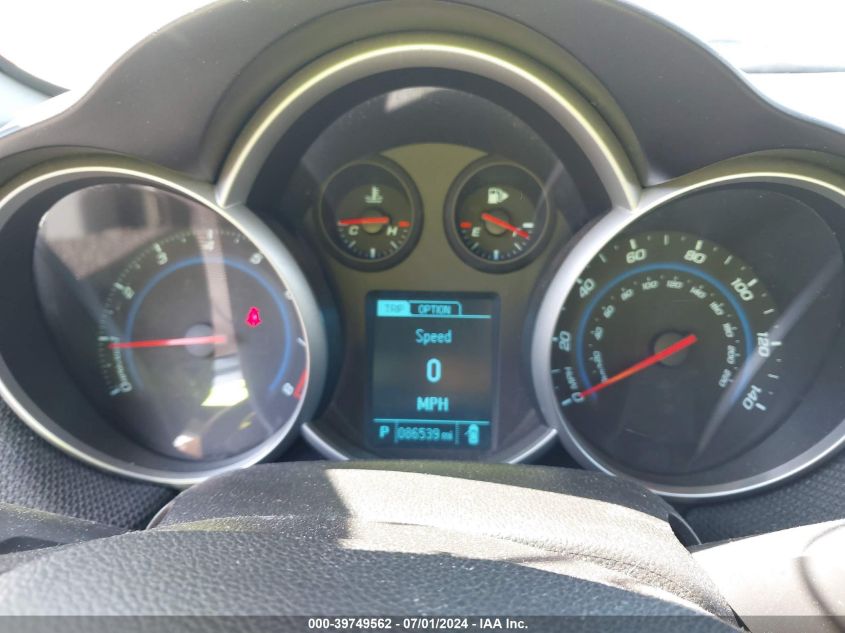 2014 Chevrolet Cruze 1Lt Auto VIN: 1G1PC5SB0E7262447 Lot: 39749562